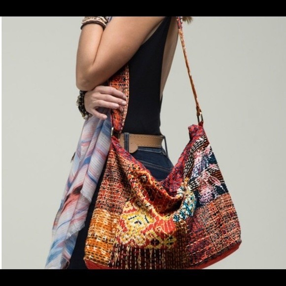 Oversized - boho chic  large shoulder  bag / Shoulder bag / handbag - Picture 1 of 8